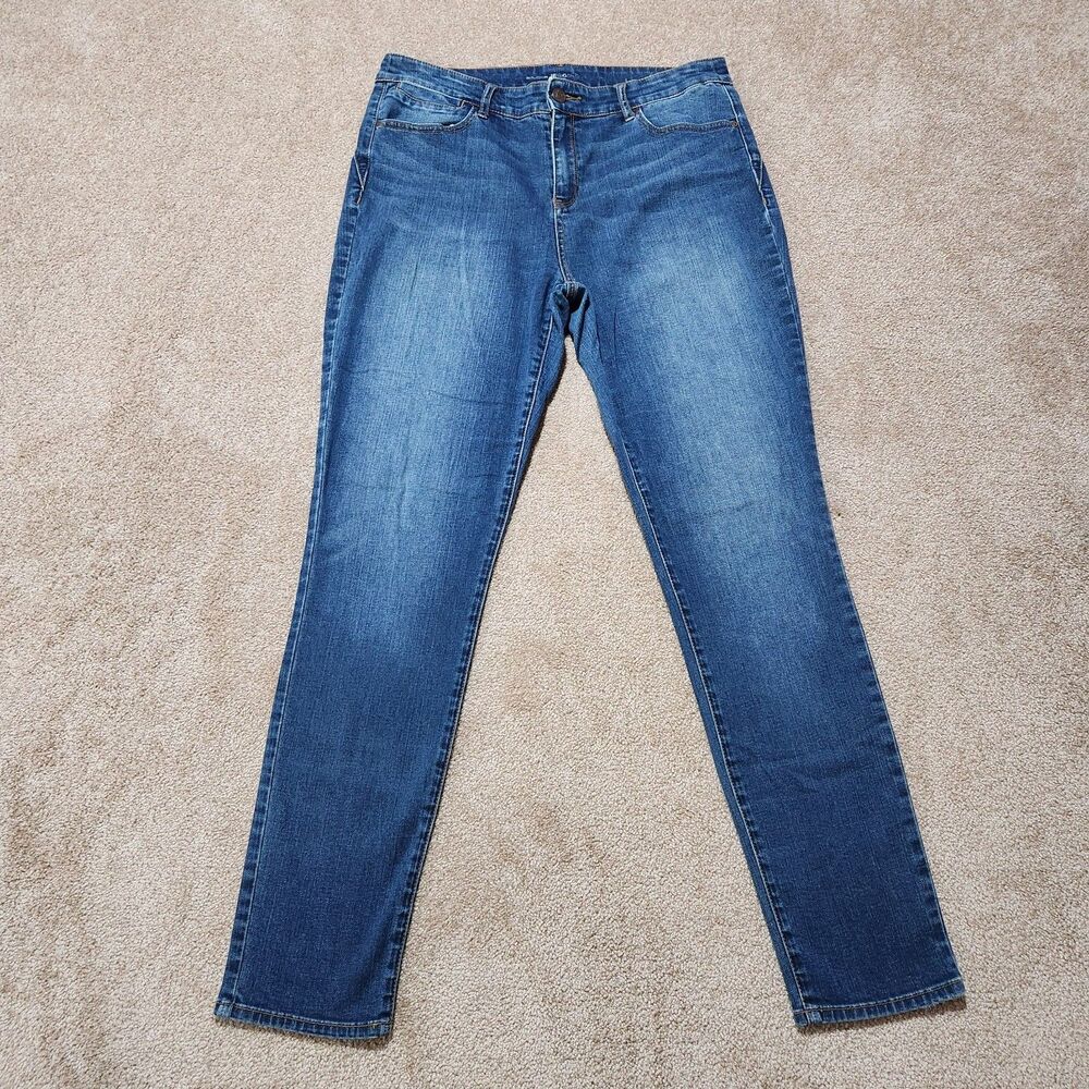 Chico's Jeans Women 1 US 8 High Rise The Platinum Jeggings